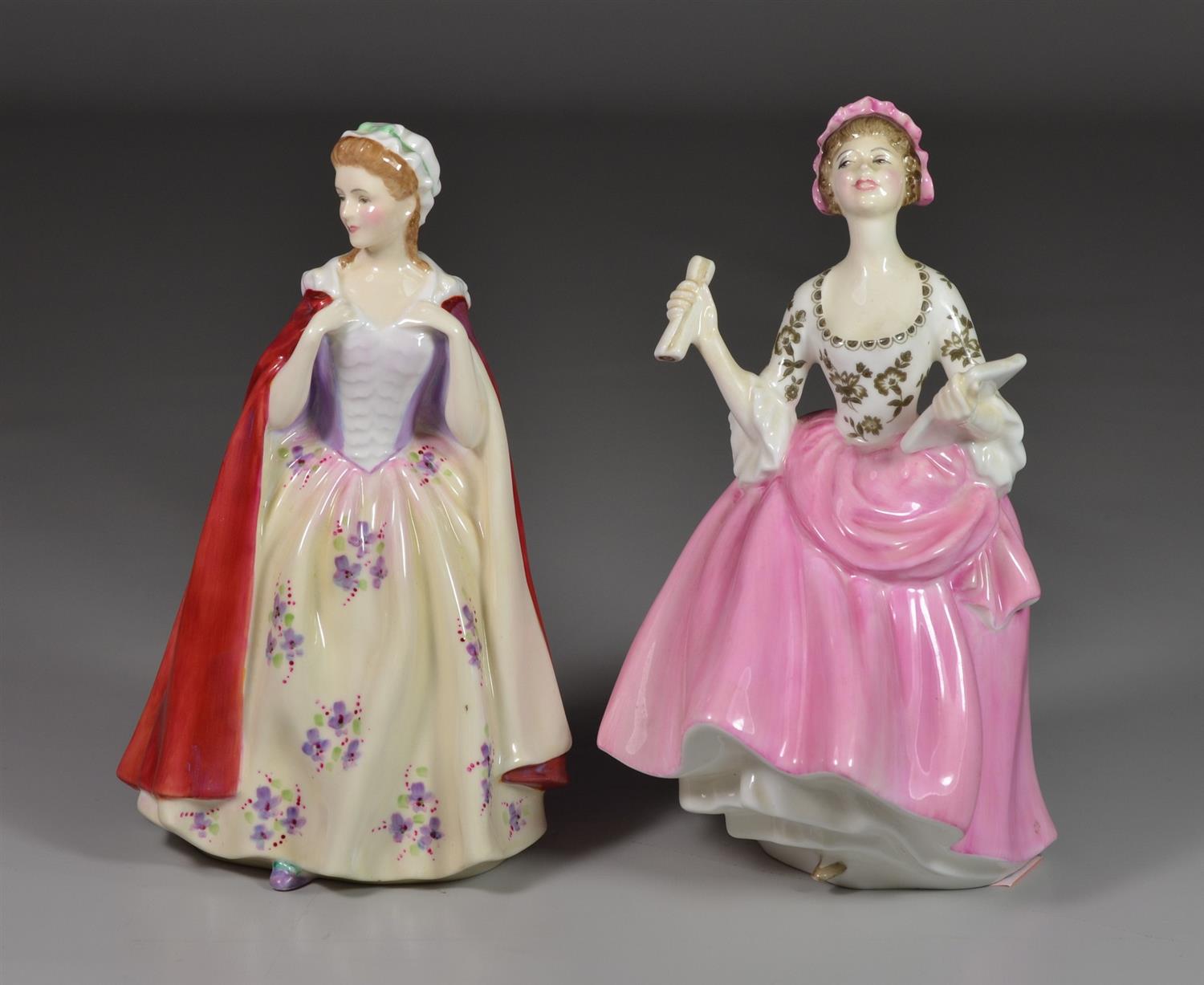 Appraisal: Royal Doulton bone china figurines Bess HN Ballad Seller HN