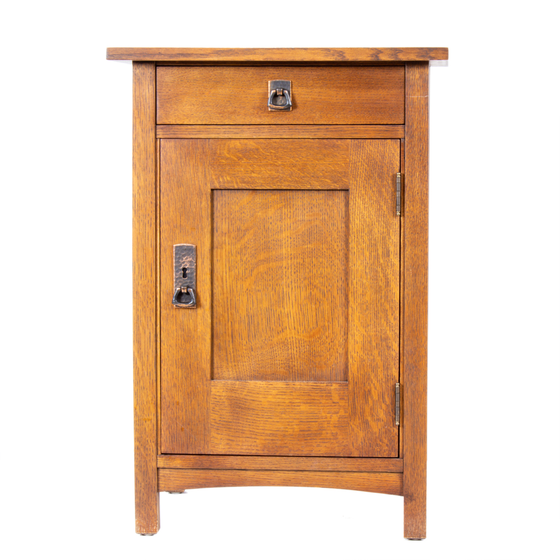 Appraisal: A STICKLEY AUDI ARTS CRAFTS STYLE OAK SIDE CABINET A