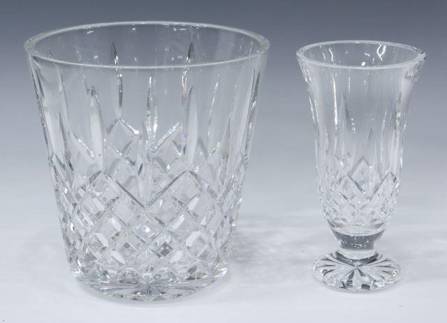 Appraisal: lot of Waterford Lismore cut crystal table items bearing acid-etched