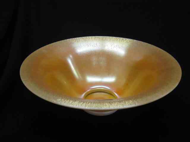 Appraisal: Steuben Aurene Art Glass Centerpiece Bowl rich orange iridescent interior