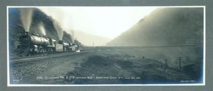 Appraisal: piece Original Photograph Rau William H Horseshoe Curve Pennsylvania Railroad