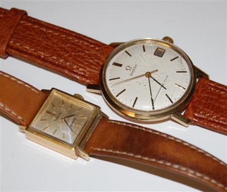 Appraisal: OMEGA A gent's ct gold wrist watch De Ville model