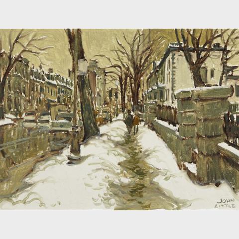 Appraisal: JOHN GEOFFREY CARUTHERS LITTLE R C A RUE SHERBROOKE oil