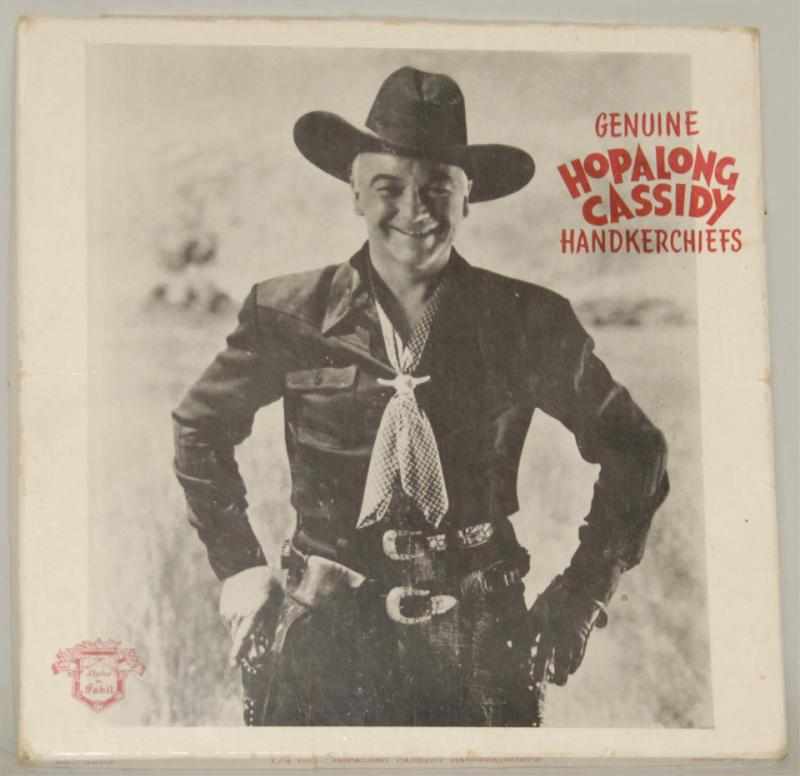 Appraisal: Vintage Hopalong Cassidy Handkerchief Set Includes original box with nice