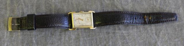 Appraisal: JEWELRY kt Men's Le Coultre Tank Watch kt yellow gold