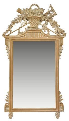 Appraisal: Italian Louis XVI style wall mirror late th c in