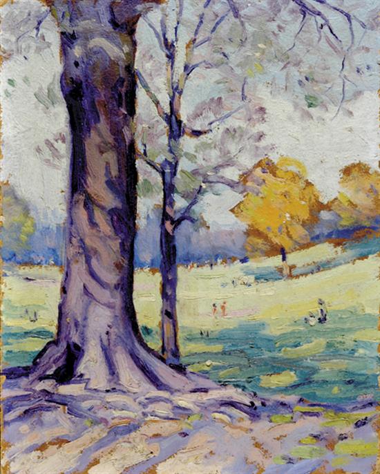 Appraisal: Theodore Saint-Amant Cunningham Swiss North Carolina b IN THE PARK