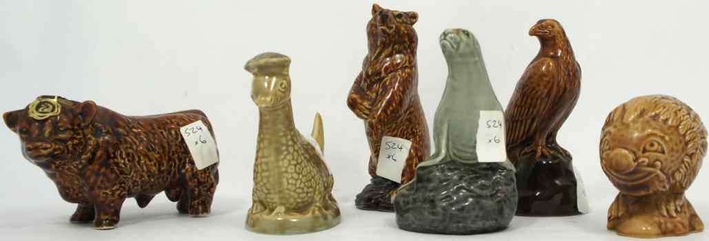 Appraisal: A collection of Beswick Small Whisky Decanters comprising Loch Ness