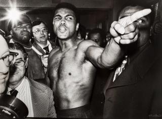 Appraisal: JEAN-PIERRE LAFFONT B Ali vs Frazier Ali Pointing His Finger