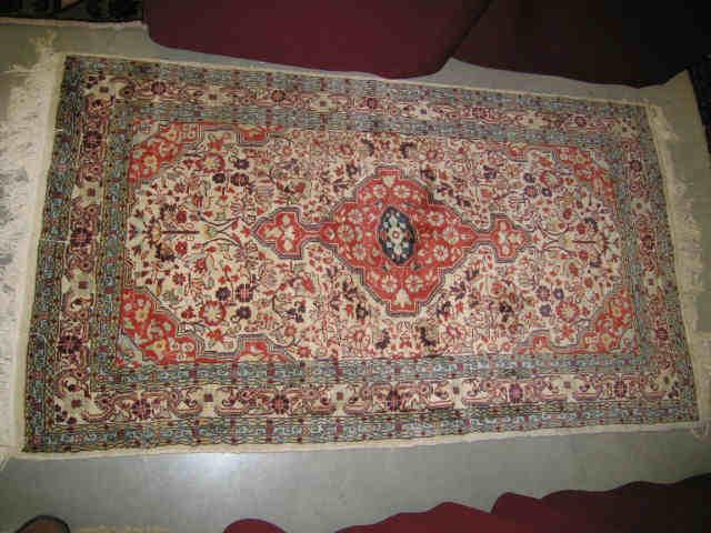 Appraisal: Tabriz Persian Handmade Rug floral on ivory field ' x