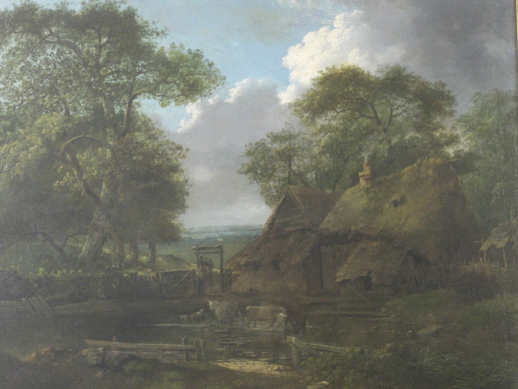 Appraisal: ATTRIBUTED TO GEORGE SMITH OF CHICHESTER - A Farmstead near