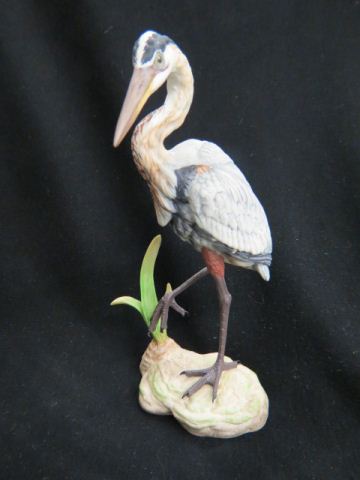 Appraisal: Boehm Porcelain Figurine of a Blue Heron wading bird series