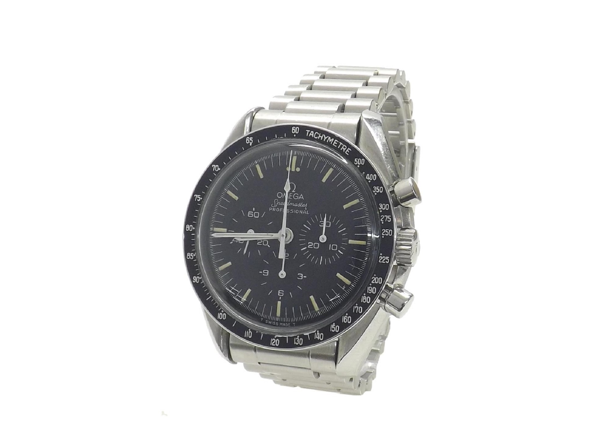 Appraisal: Omega Speedmaster Professional chronograph stainless steel gentleman's bracelet watch ref