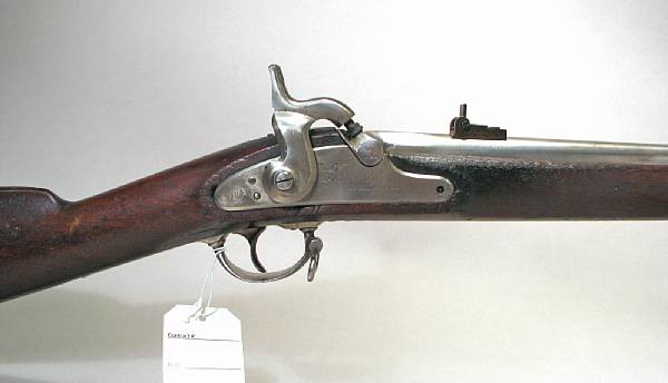 Appraisal: A U S Model Springfield percussion rifle-musket Not serialized caliber