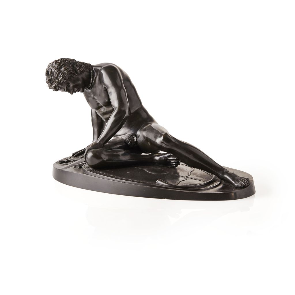 Appraisal: LARGE ITALIAN BRONZE FIGURE OF THE DYING GAUL AFTER THE