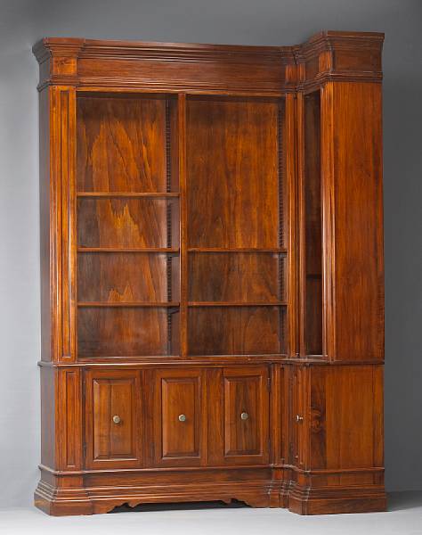 Appraisal: A set of modular Italian Baroque style walnut and pine