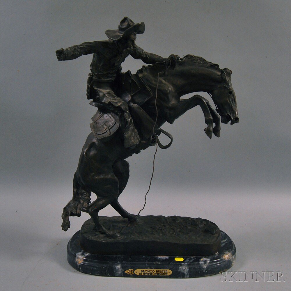 Appraisal: After Frederic Remington American - Bronco Buster Inscribed Frederic Remington