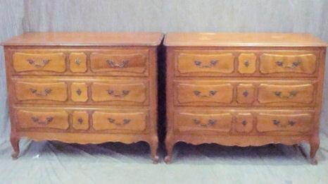 Appraisal: Pair of Louis XV Style Chests along with a Pair