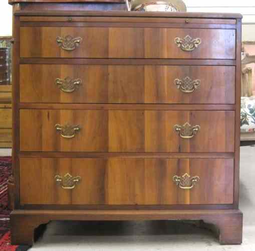 Appraisal: FEDERAL STYLE MAHOGANY BACHELOR'S CHEST American mid- th century having