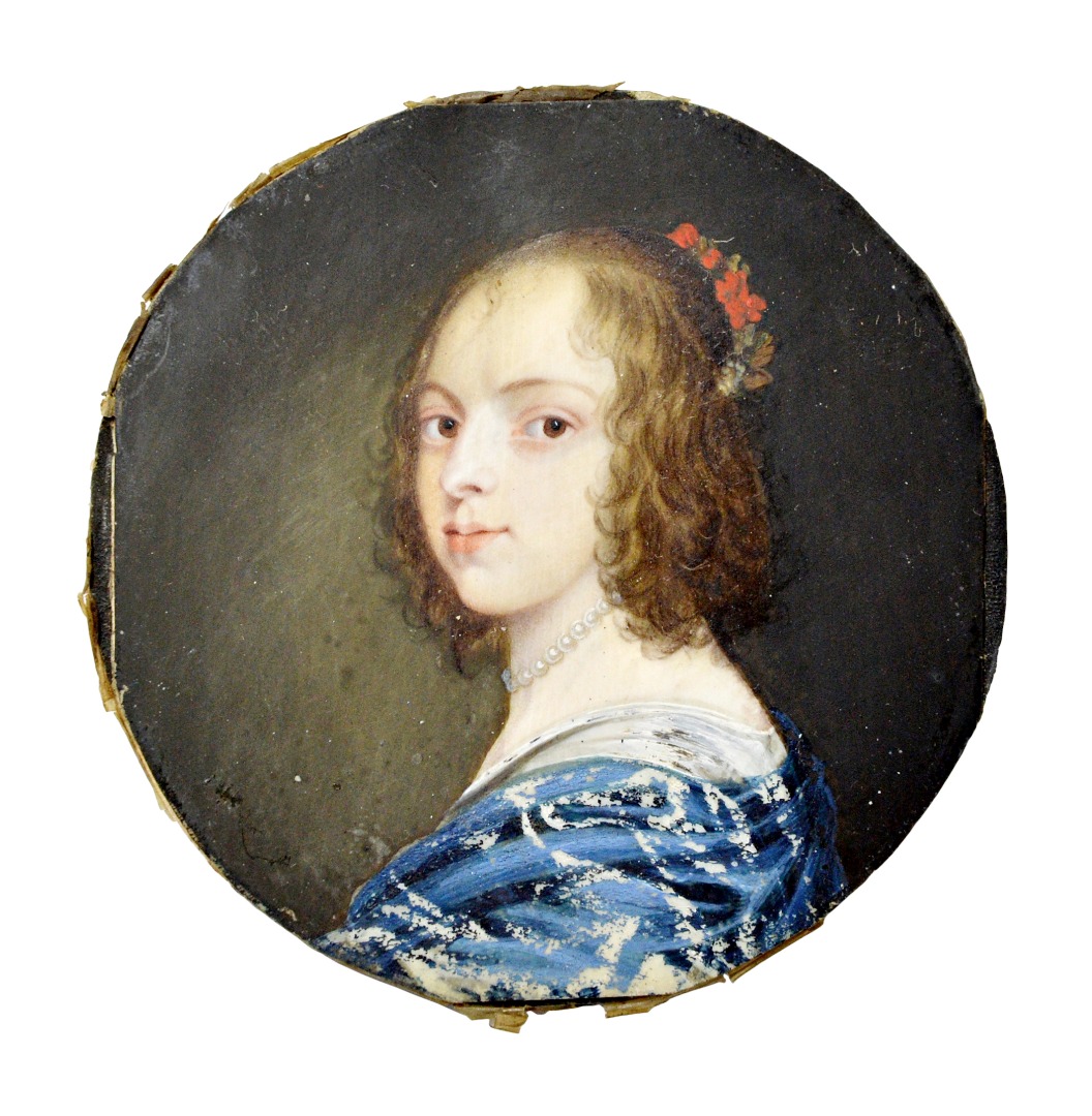 Appraisal: English School th th Century Portrait miniature of a lady