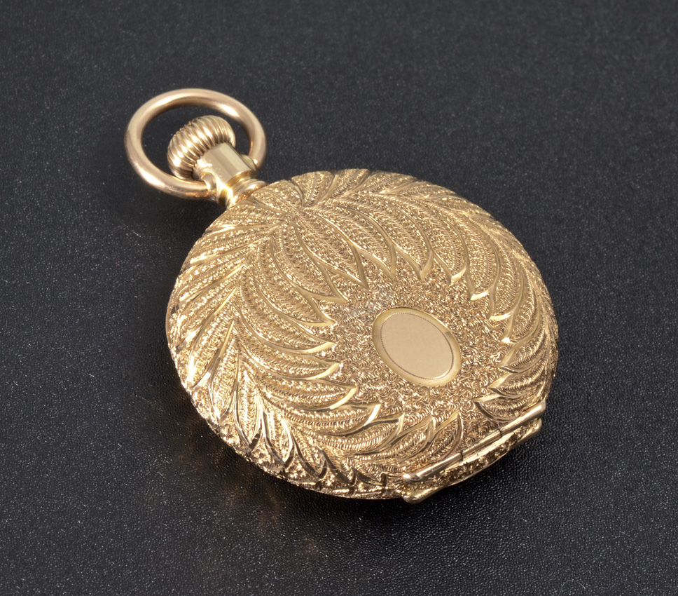 Appraisal: K YELLOW GOLD ELGIN HUNTER CASE POCKET WATCH Circa size