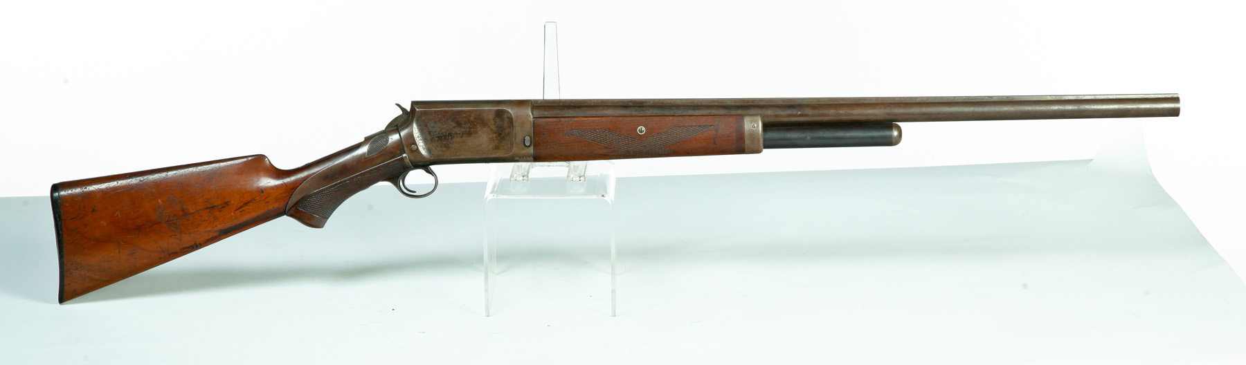 Appraisal: BURGESS SLIDE-ACTION SHOTGUN Buffalo New York th quarter- th century