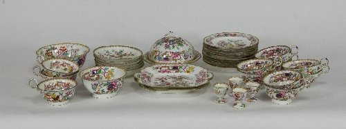 Appraisal: A quantity of India Tree pattern tea wares