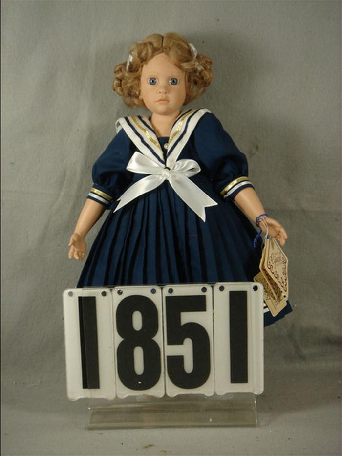 Appraisal: Hildegard Gunzel Collection Doll Meryl vinyl and cloth barefoot wearing