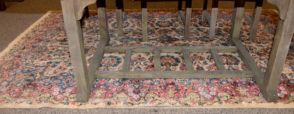 Appraisal: Kirman room size rug ' x ' Kirman room size