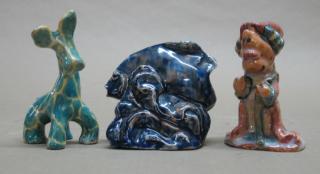 Appraisal: John Paul Miller ceramic figures John Paul Miller American -