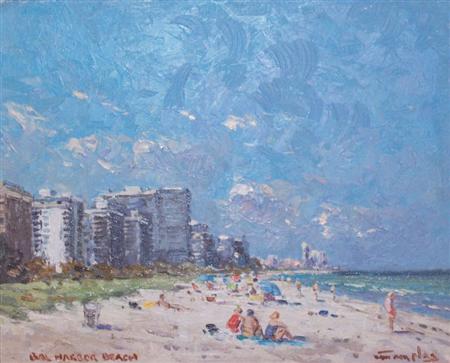 Appraisal: Niek van der Plas Dutch b Bal Harbor Beach Florida