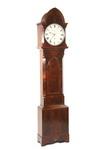 Appraisal: TALL CASE CLOCK - - mahogany cased Gothic tall case