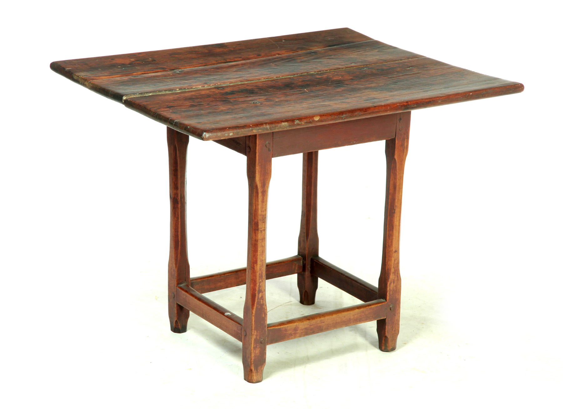 Appraisal: SMALL SIZE TAVERN TABLE American st quarter- th century Two