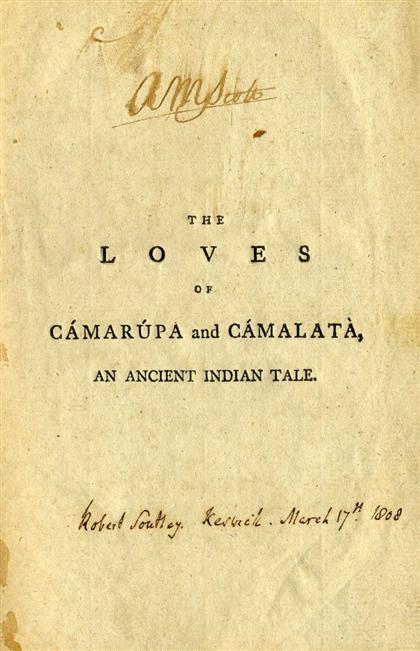 Appraisal: vol Franklin William translator The Loves of Camarupa and Camalata