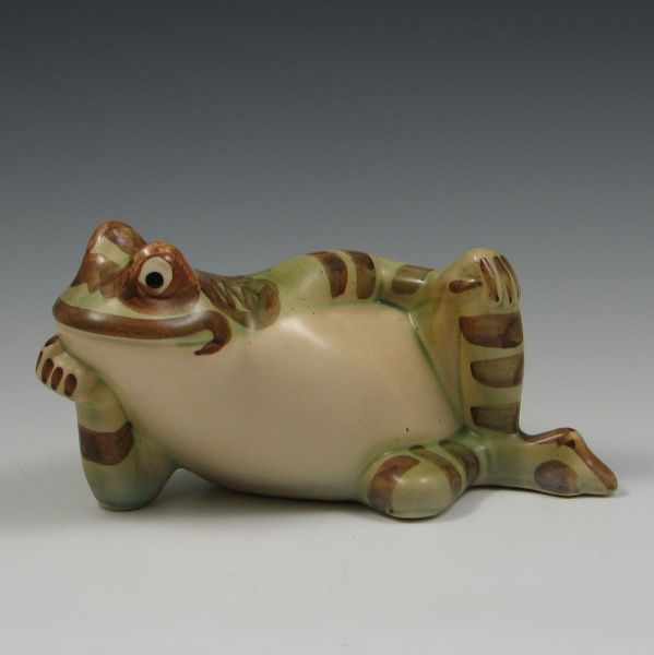 Appraisal: Brush-McCoy Frog Planter unmarked mint condition ''w