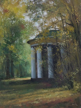 Appraisal: Mark Kremer Russian born Pavlov Park Rotunda Oil on canvas