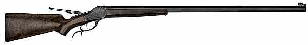 Appraisal: Meacham Highwall Single Shot Target Rifle match cal octagonal barrel