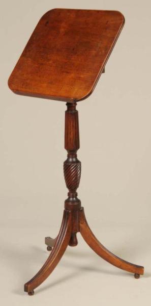 Appraisal: Regency Mahogany Music Stand Description Repairs to legs Provenance Christie's