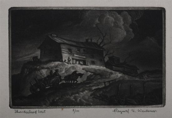 Appraisal: REYNOLD WEIDENAAR American - THUNDERHEAD CREST signed titled and numbered