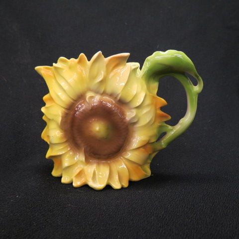 Appraisal: Royal Bayreuth Sunflower Figural Creamer excellent