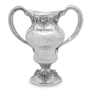 Appraisal: An American Silver Two-Handle Cup Alvin Manufacturing Co Providence RI