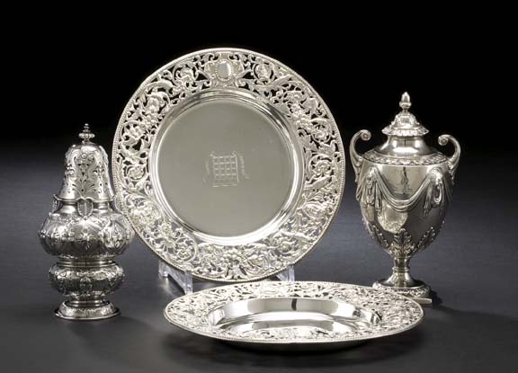 Appraisal: Pair of Victorian Sterling Silver Dishes hallmarked London - by