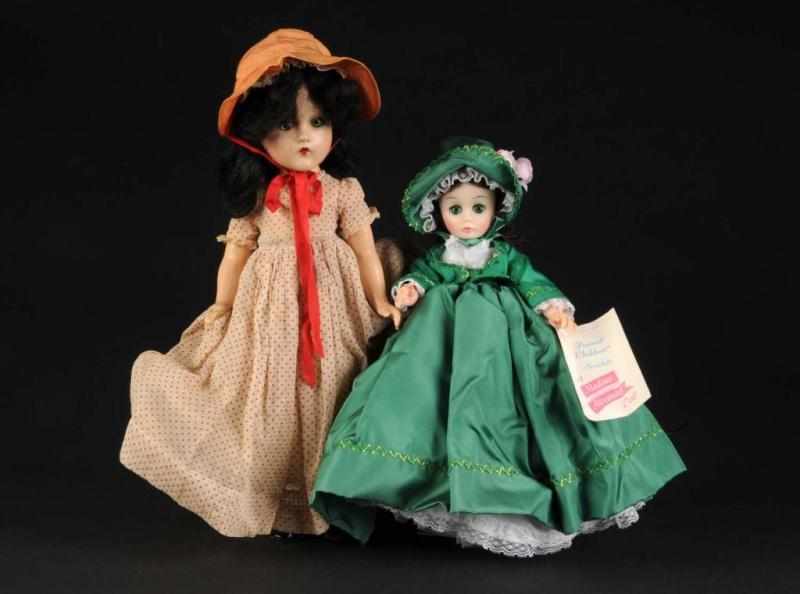 Appraisal: Two Madame Alexander Scarlett O Hara Dolls Description American Ca