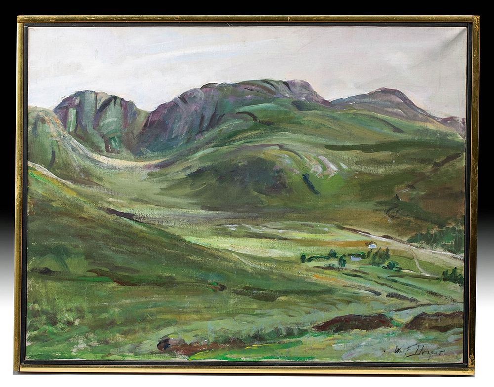 Appraisal: Framed William Draper - Poisoned Glen Ireland - William Franklin