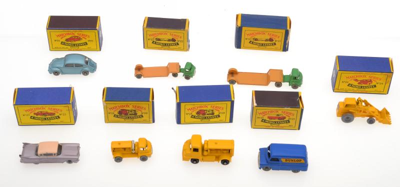 Appraisal: X MATCHBOX - SERIES MODELS INCLUDING NO A HYDRAULIC EXCAVATOR