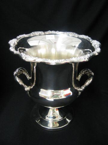 Appraisal: Towle Silverplate Wine Cooler classical form tall excellent