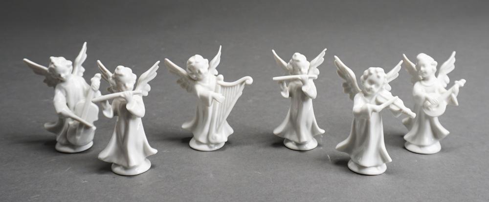 Appraisal: German Porcelain Six-Piece Angel Band