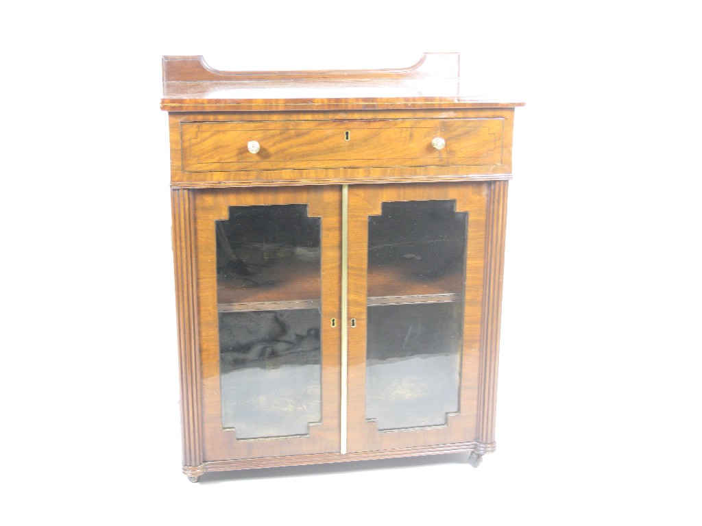 Appraisal: A small th Century mahogany Chiffonier having brass and ebonised