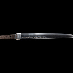 Appraisal: A Tanto BLADE SIGNED SAKAI SHIGEMASA HORI-DOSAKU JUNE Mounted tanto