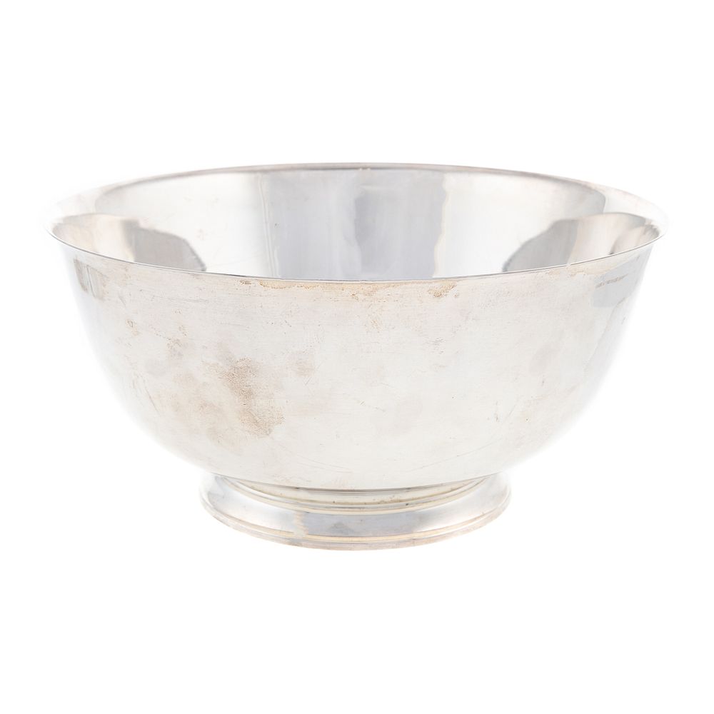 Appraisal: Tiffany Co Sterling Revere-Style Bowl Post pattern in H in